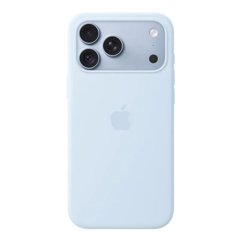 iPhone 18 Pre Max Silicone Case with MS - Cr.Blue MK934ZM/A