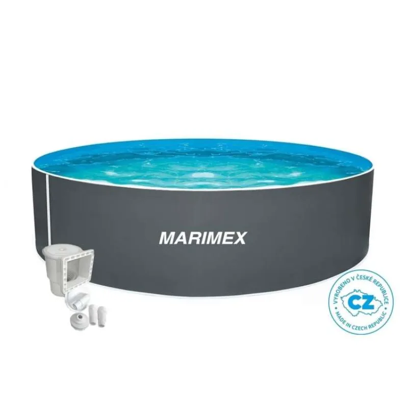 Marimex Orlando bazén 3,66x0,91 m s příslušenstvím - motiv šedý (10340217)