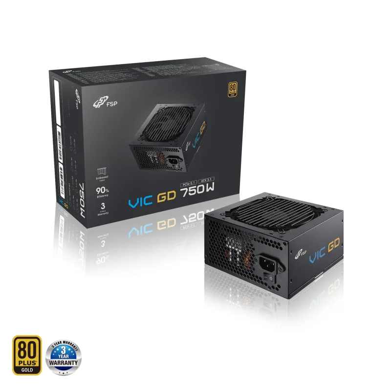 FSP VIC GD 750, 80PLUS GOLD, ATX 3.1, 750W POA7500101