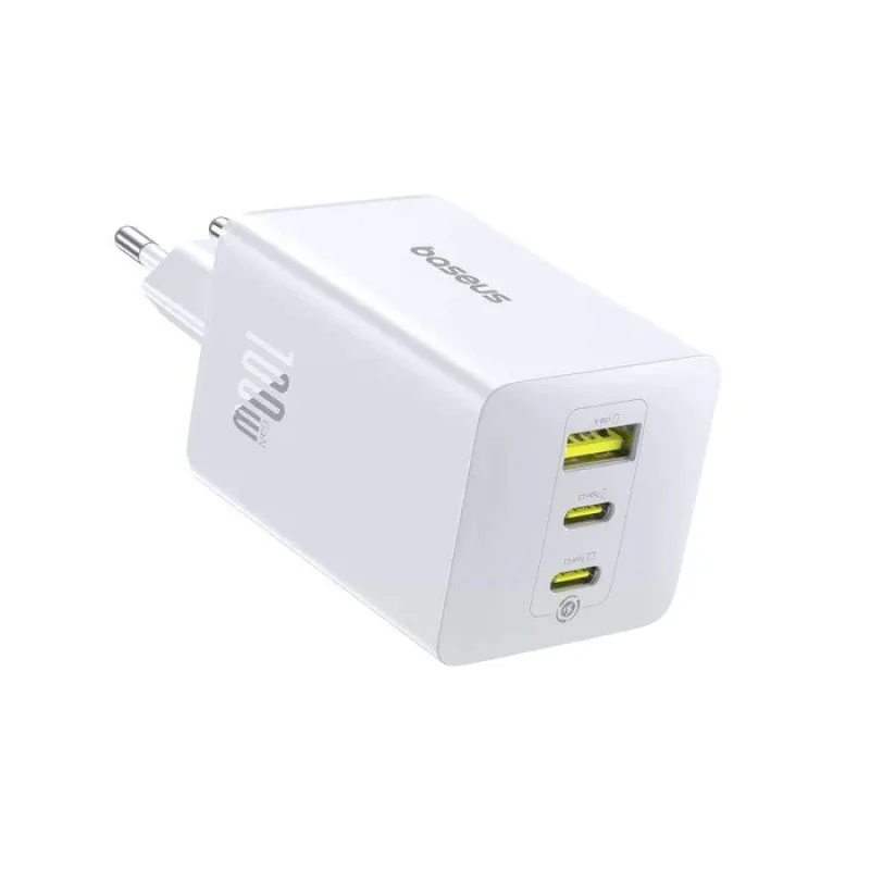 NONAME Baseus EnerFill FE11 Fast Nabíječka USB-A + USB-C + USB-C 100W Moon White 6932172690649