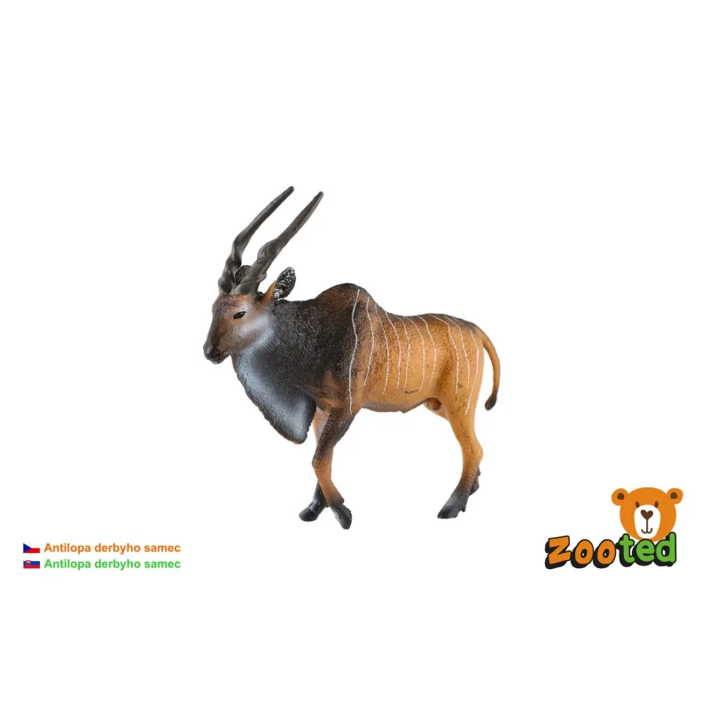 ZOOted Antilopa Derbyho samec zooted plast 14cm
