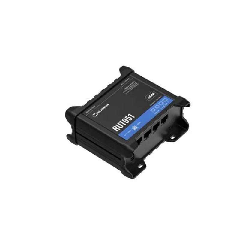 Teltonika RUT951 PoE+ Průmyslový Mobilní Router s eSIM a PoE+ (bez zdroje) (RUT951B10J00)