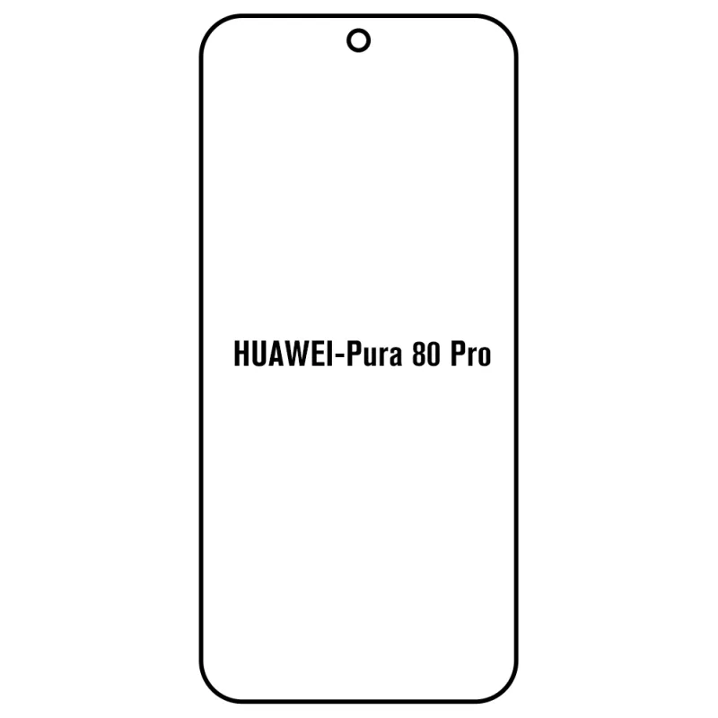 Sunshine Huawei Pura 80 Pro Predná Hydrogél ochranná fólia Strih: Kompatibilná s krytom 2, Typ fólie: Anti-Spy (Privacy)