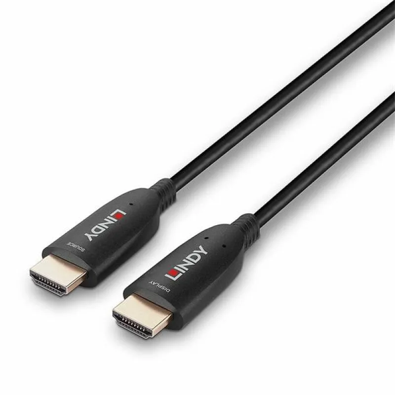 Lindy HDMI M/M 10m, Ultra High Speed+Eth, 8K@60Hz, akt.opt., čierny L38510