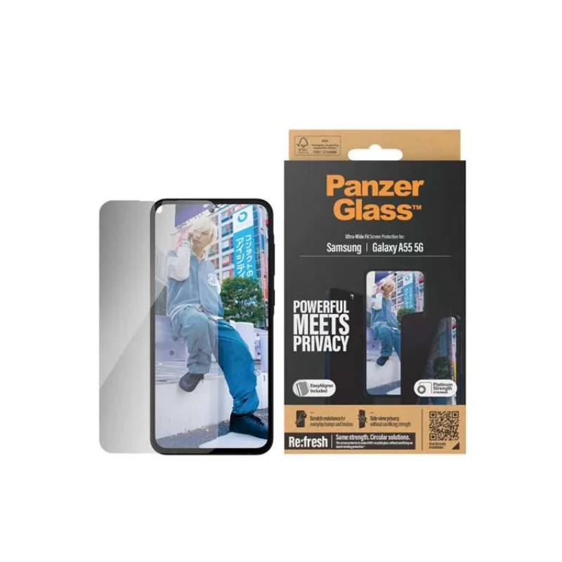 PanzerGlass Re:fresh UWF for Samsung Galaxy A55 5G, black (473999)