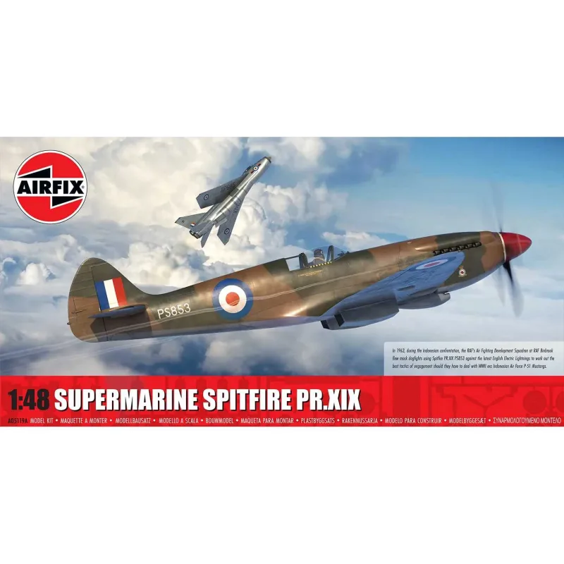 Airfix Classic Kit lietadlo A05119A - Supermarine Spitfire PR.XIX (1:48)