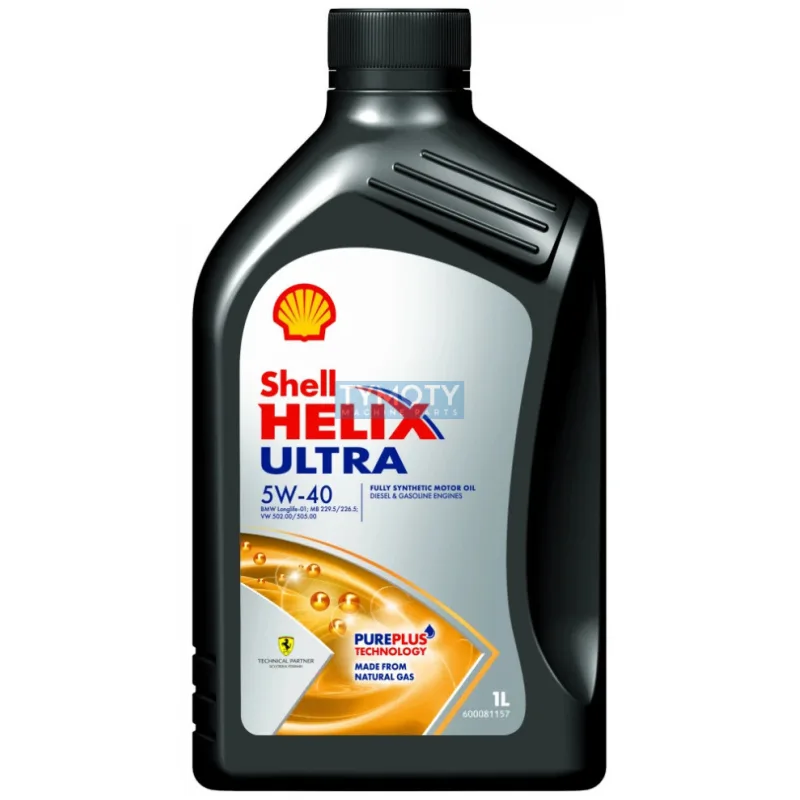 Shell Helix Ultra 5W-40 - 1 L motorový olej