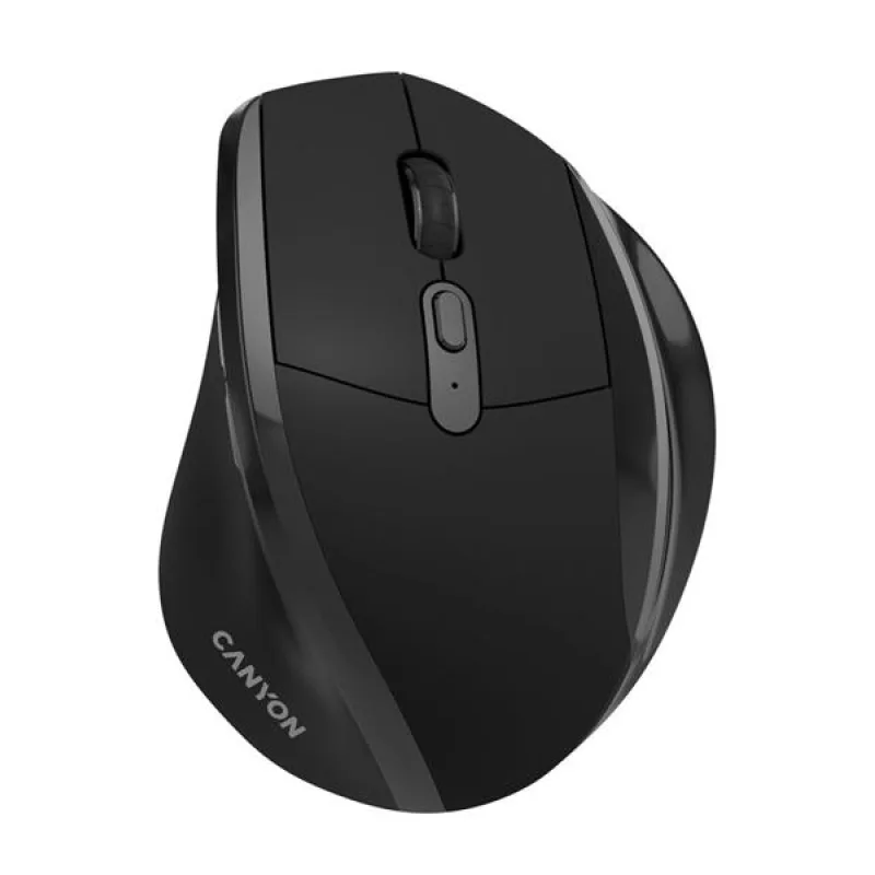 Canyon OnClick 17, ergonomická bezdrôtová optická myš pre pravákov, USB…