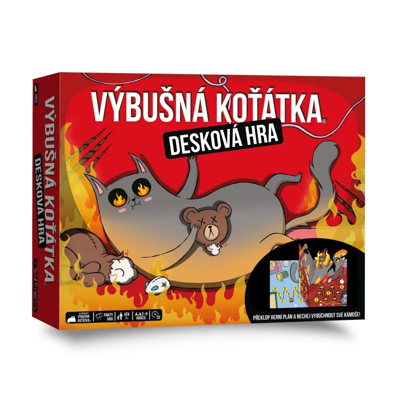 Exploding Kittens Výbušné mačiatka: Stolová hra