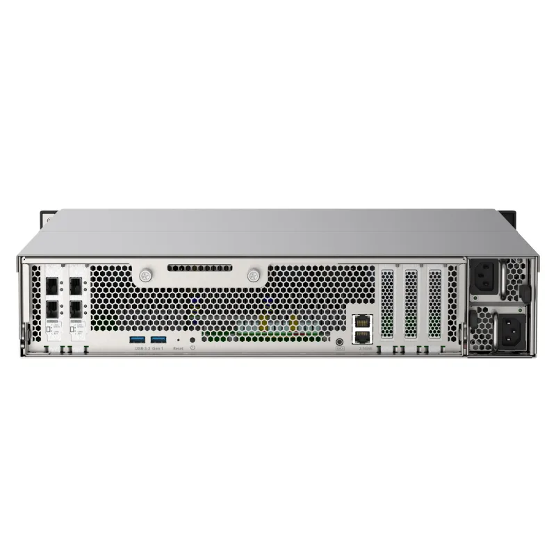 QNAP TS-h2490FU-7232P-32G (AMD EPYC, ZFS, 32GB ECC RAM, 24x 2,5" U.2, 2x 2,5GbE, 4x 25Gb SFP28) TS-h2490FU-7232P-32G