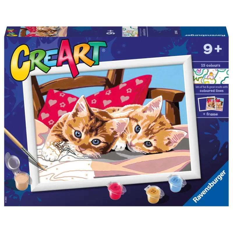 Ravensburger CreArt Dve plyšové mačiatka