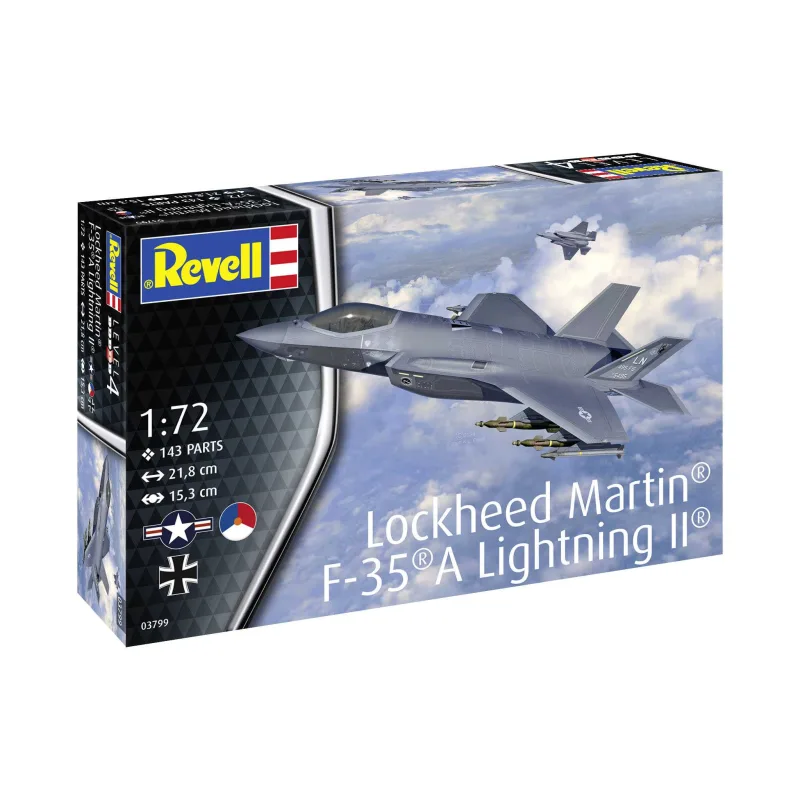 Revell Plastic ModelKit lietadlo 03799 - F-35A (1:72)