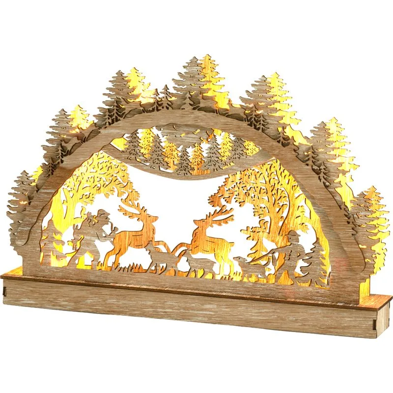 Dekorácia, Betlehém, LED, 19 cm, mix dizajnov
