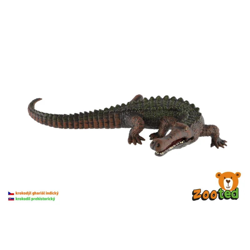 ZOOted Krokodíl gharial indický plast 17cm