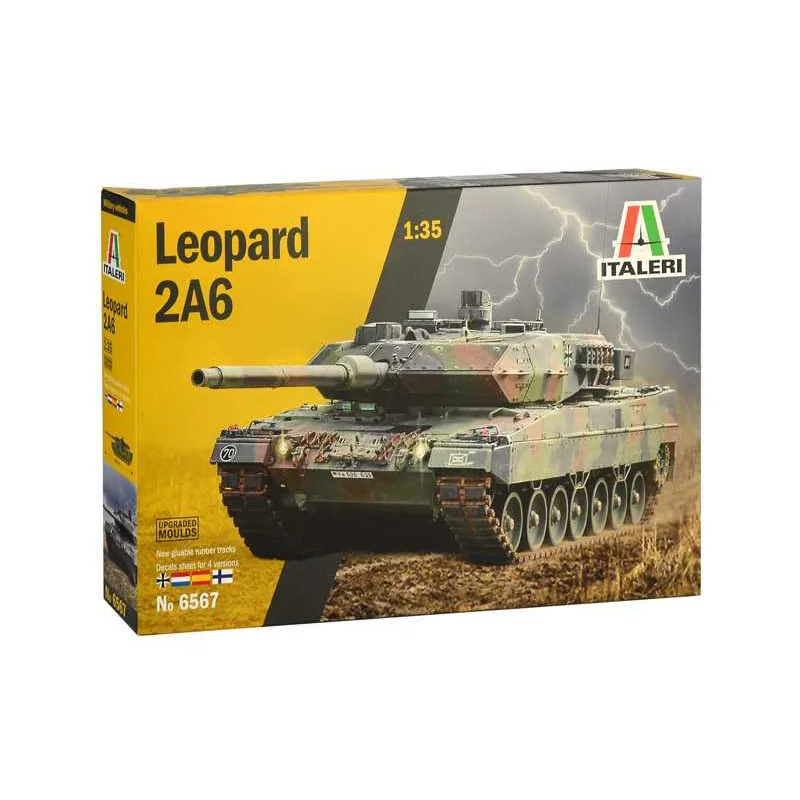 Italeri Model Kit tank 6567 - Leopard 2A6 (1:35)