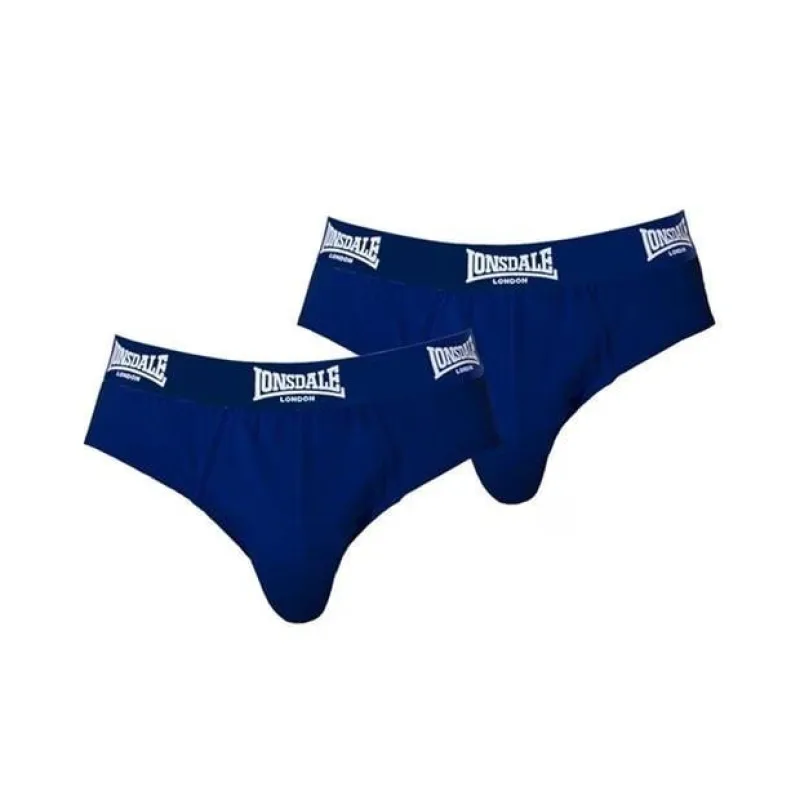 Lonsdale slipy 2 pack modré Farba: Modrá, Veľkosť: XL