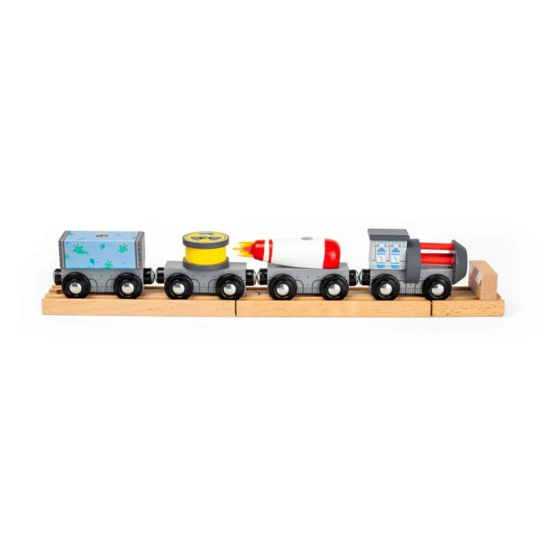Bigjigs Rail Bigjigs Rail Drevený vláčik Vesmír