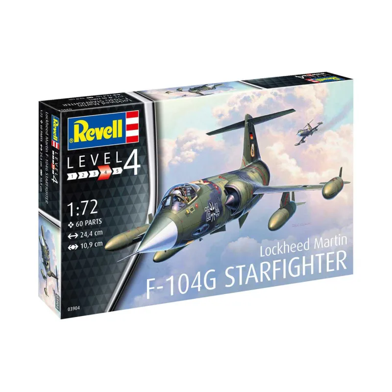 Revell Plastic ModelKit lietadlo 03904 - F-104G Starfighter (1:72)