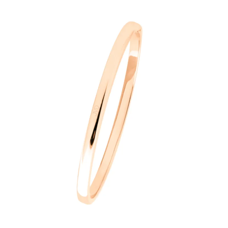 Rose gold pevný náramok z chirurgickej ocele JVD JGB5R