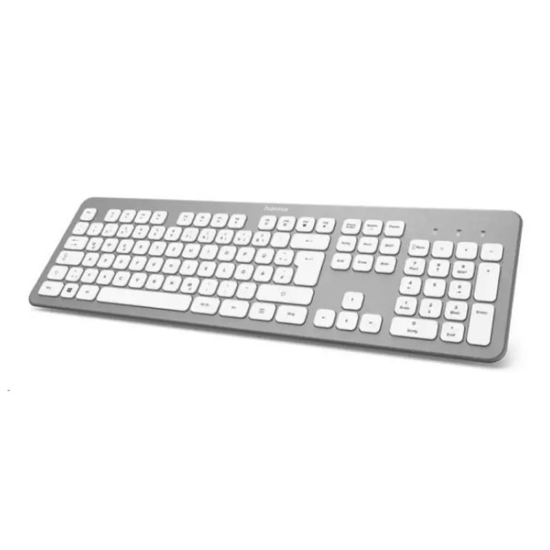 Hama bezdrátová klávesnice KW-700, stříbrná/bílá (67182610)