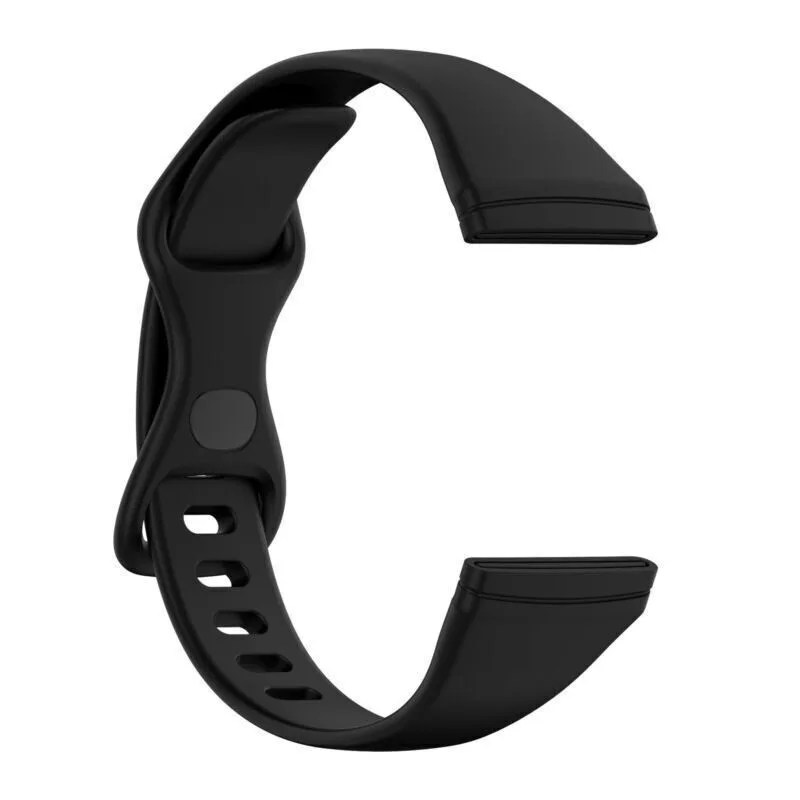 Silikonový řemínek černý velikost S pro Fitbit Versa 3 ESES 1530001874