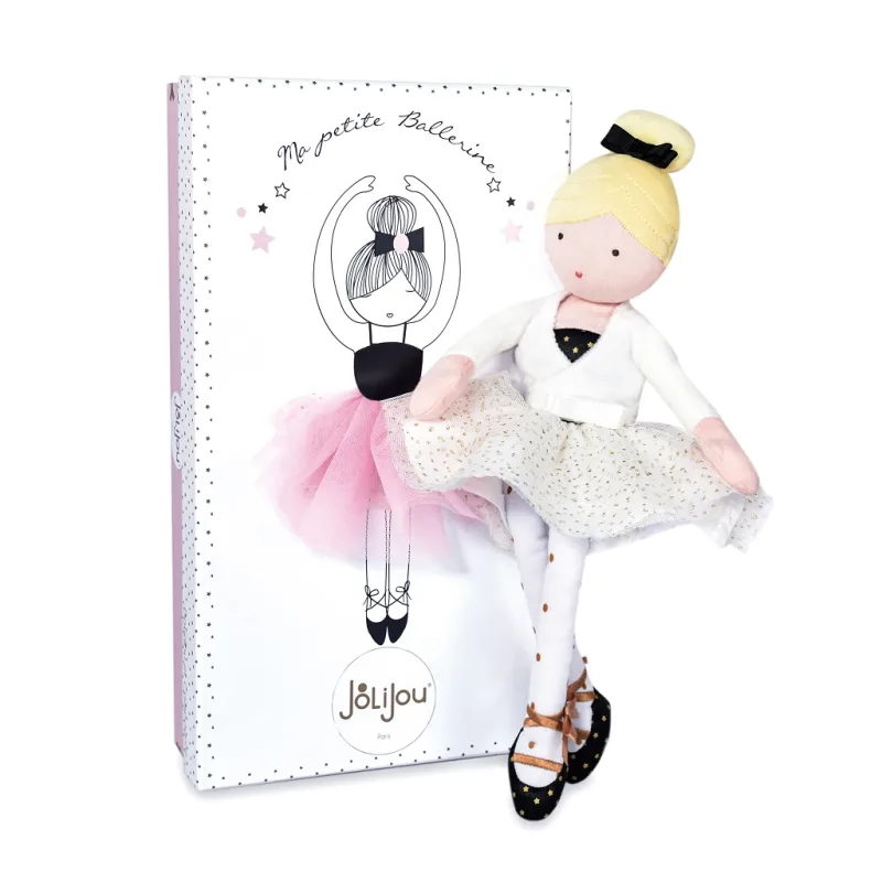 Doudou et Compagnie Paris Doudou Jolijou Bábika baletka Anais 35 cm