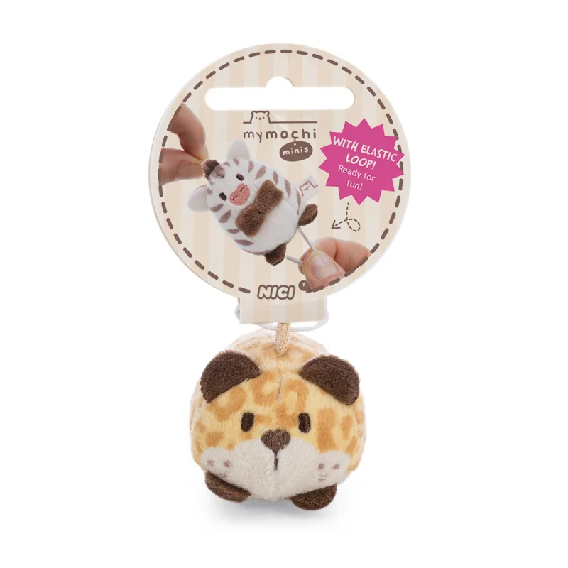 NICI MyMochi prívesok Leopard Ichiro 5 cm, ležiaci