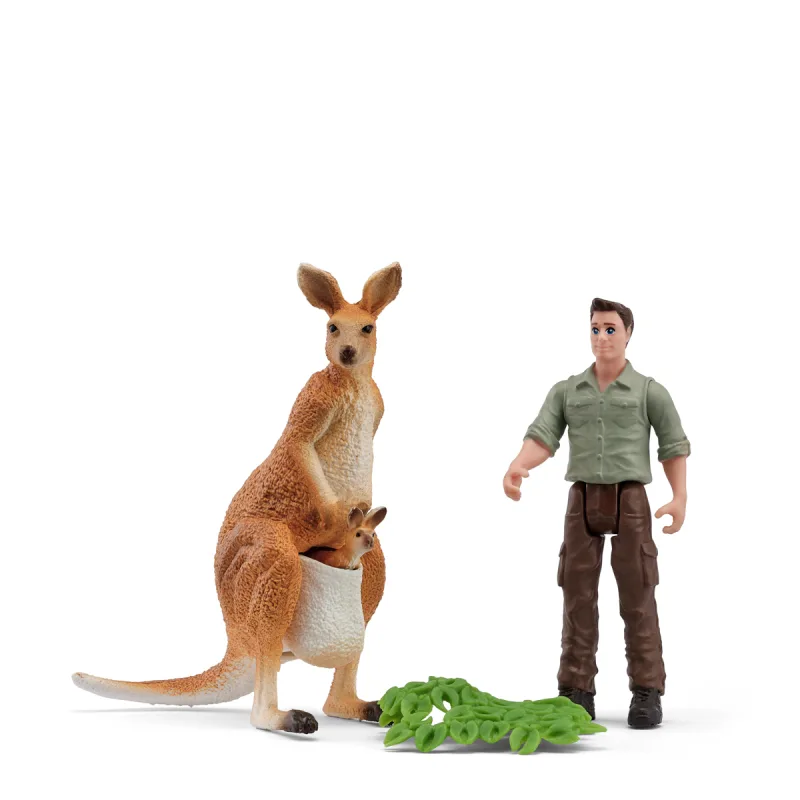 Schleich Výlet s rangerom za klokanmi