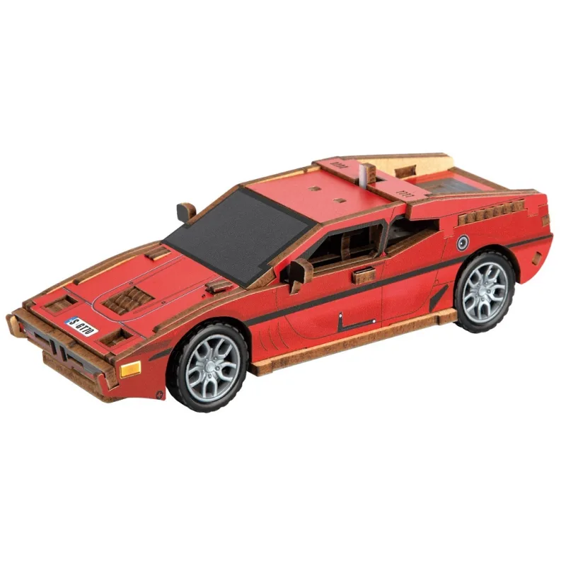 2Kids Toys 2Kids Toys 3D drevená skladačka Športové auto červené