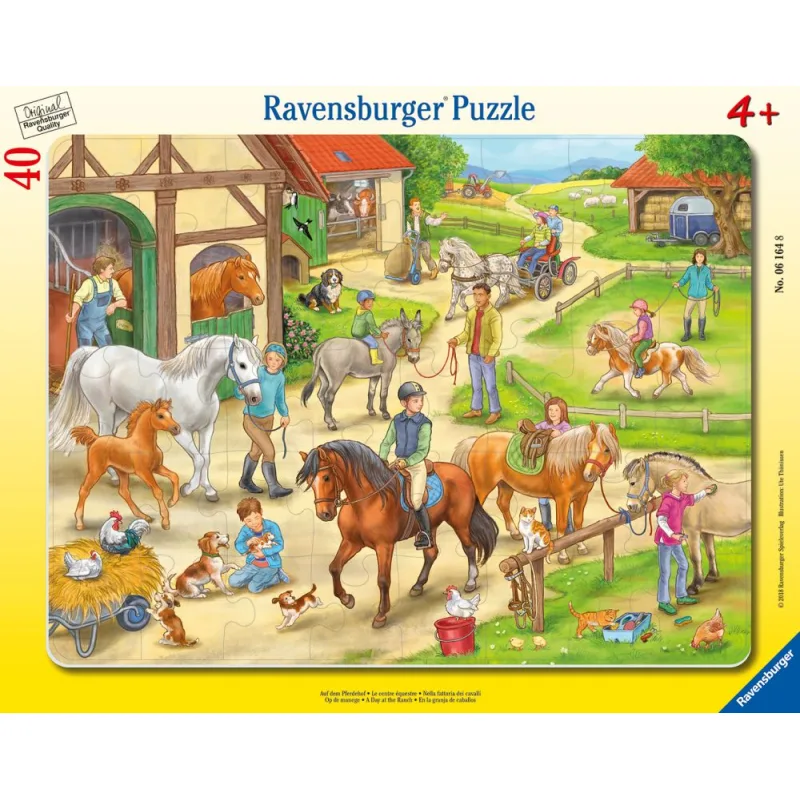 Ravensburger Na konskej farme 40 dielikov