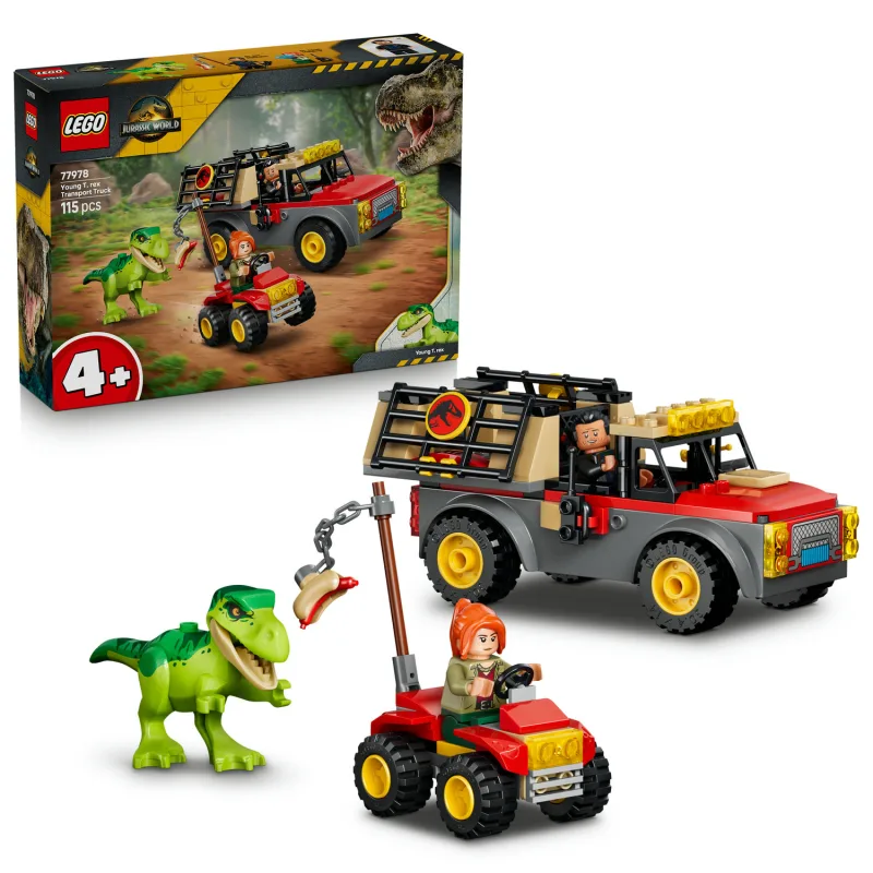 Lego Truck na prepravu mladého T-rexa