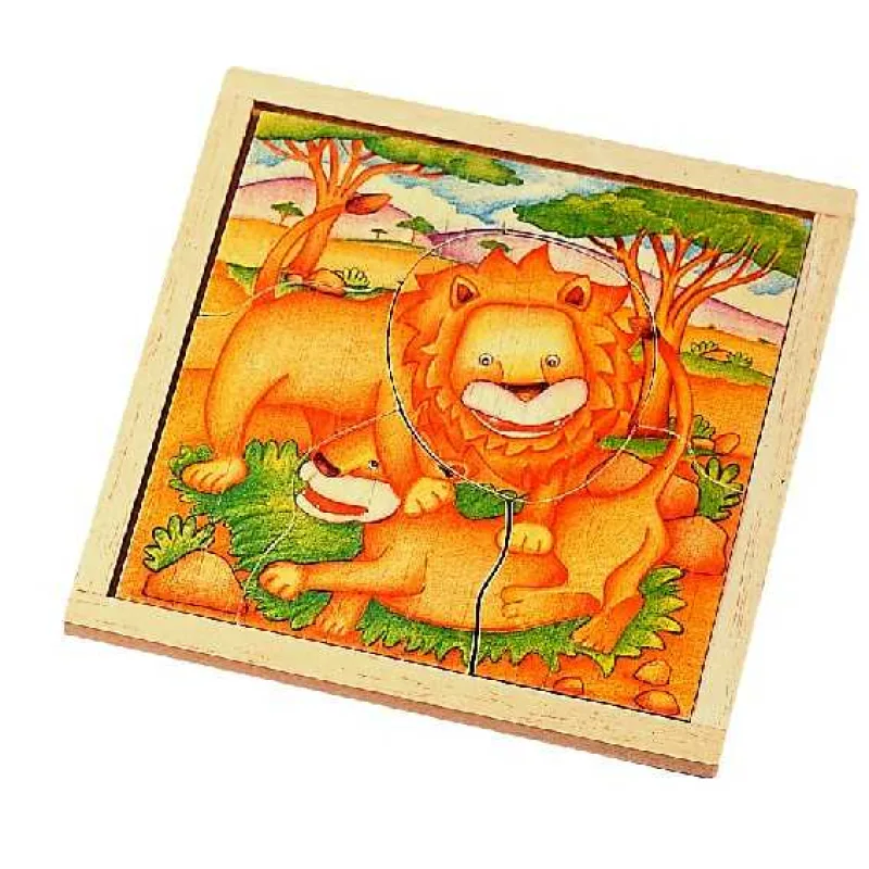 Voila Drevené puzzle LEV