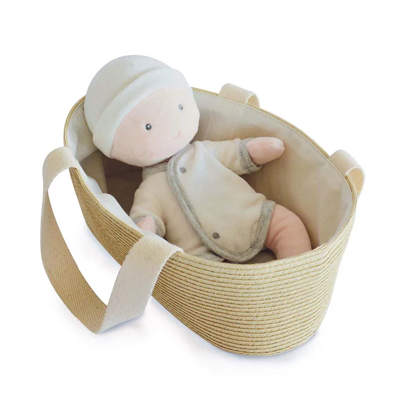 Doudou et Compagnie Paris Doudou Jolijou Bábika Pol v taške do kočíka 28 cm