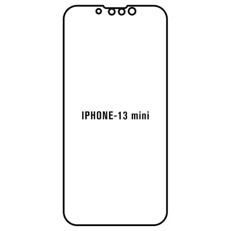 Sunshine iPhone 13 Mini Predná Hydrogél ochranná fólia Strih: Predná 2, Typ fólie: Číra