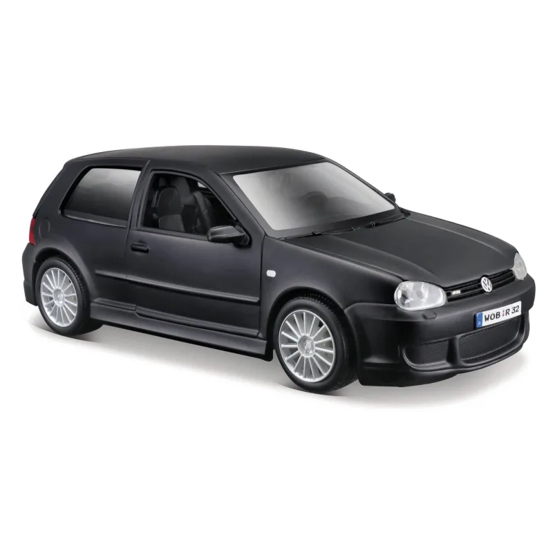 Maisto - Volkswagen Golf R32, matne čierna, 1:24