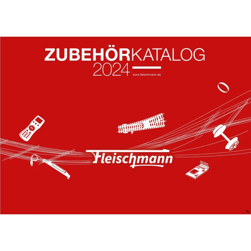 Fleischmann Katalóg príslušenstva 2024 v nemeckom jazyku
