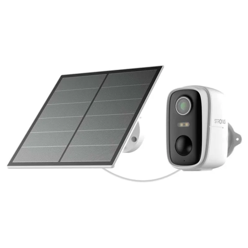 STRONG IP kamera FALKY-2KS/ bateriová/ Wi-Fi 6/ 3Mpix/ objektiv 3,2mm/ IP65/ duální noční vidění/ microSD/ bílá (FALKY-2KS)