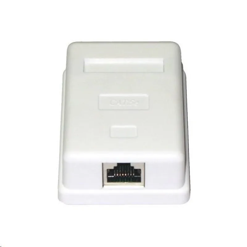Zásuvka STP 1x RJ45 Cat5E, blok 110, na omítku SXO-11S-C5E