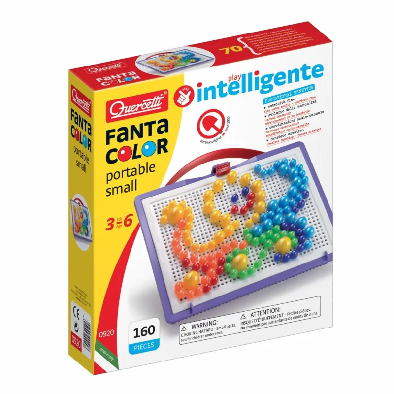 Quercetti Quercetti Mozaika FantaColor Portable 160 ks MIX