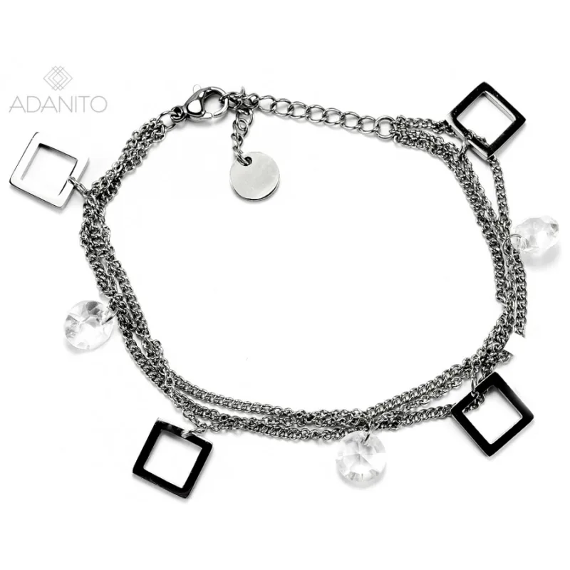 Náramok z chirurgickej ocele s prívesky ARTSTEEL TSB926N