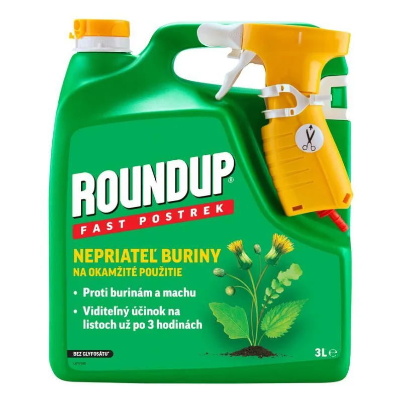 Koncentrát Roundup Fast postrek, proti burine, 3L