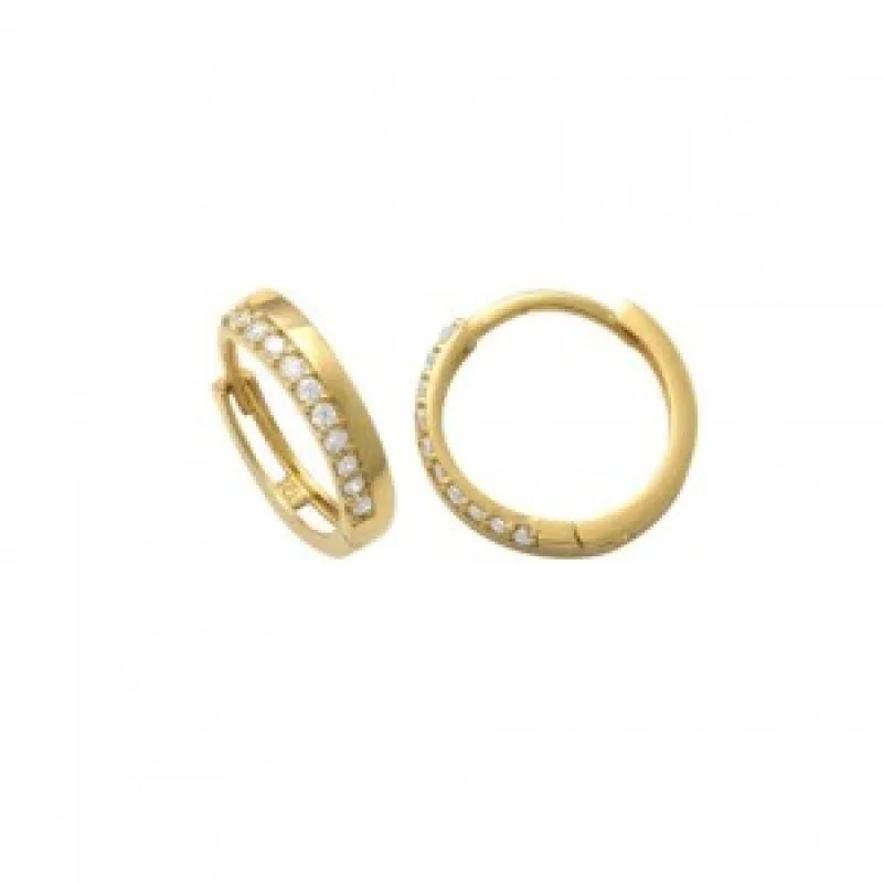 Zlaté náušnice krúžky zo žltého zlata KA OT44001, 1.15 g, 1.15 g