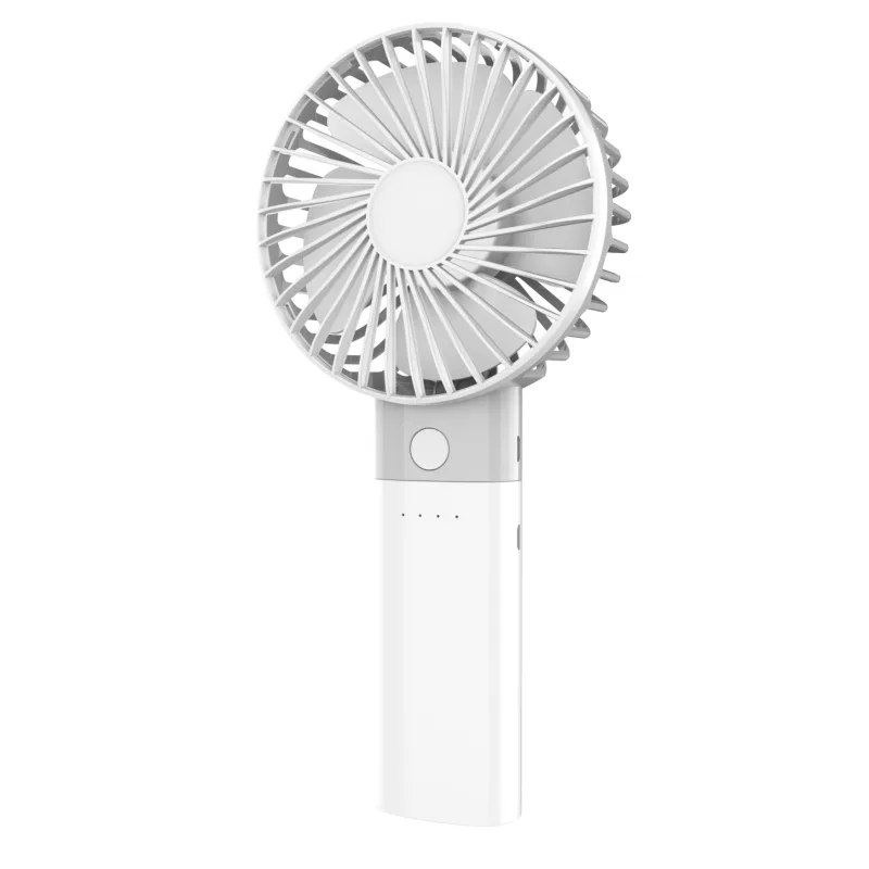 FELLOWES Platinet PRDF6107 kapesní ventilátor 10 cm, funkce powerbanky 4000 mAh, bílá-šedá PLAPRDF6107