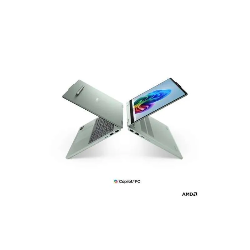 Lenovo IdeaPad 5 2-in-1 RyzenAI 7 445/Copilot+/16GB/SSD 512GB/14"/WUXGA/OLED/touch/600nitů/60Hz/Pero/WIN11 Home/zelená (83UH003YCK)