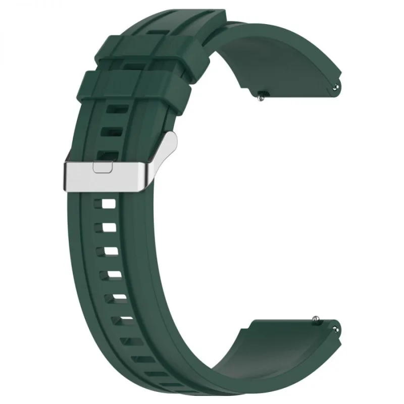 Extra prodloužený silikonový řemínek - Zelený, 22 mm ESES 1530004168