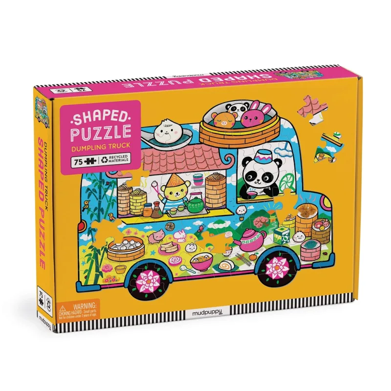 Mudpuppy Mudpuppy Puzzle v tvare minibusu s občerstvením