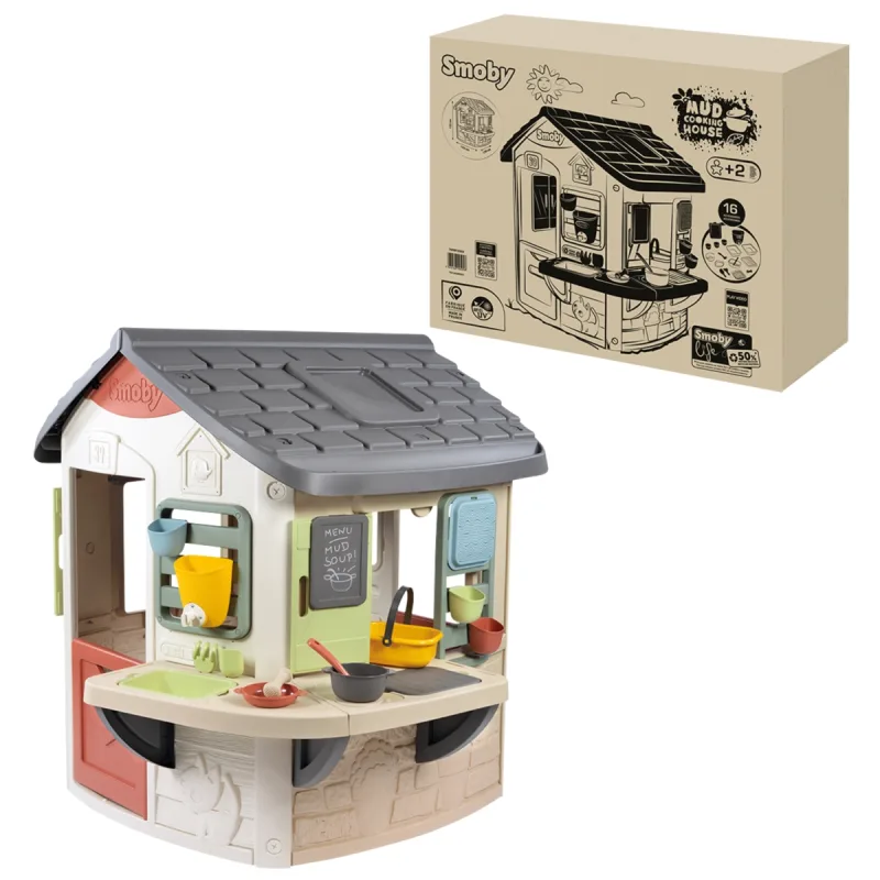 Smoby Domček Life Mud Cooking rozšíriteľný