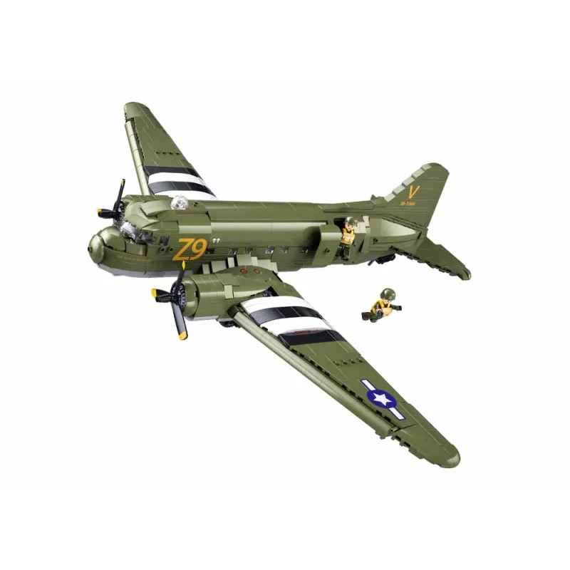 Sluban Sluban M38-B1366 Transportné lietadlo Douglas C-47