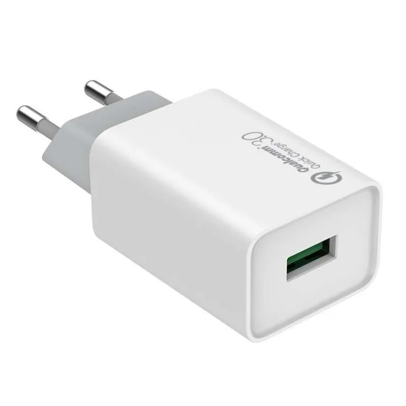 COLORWAY 1x USB/ síťová nabíječka/ 18W/ 100V-240V (CW-CHS013Q-WT)