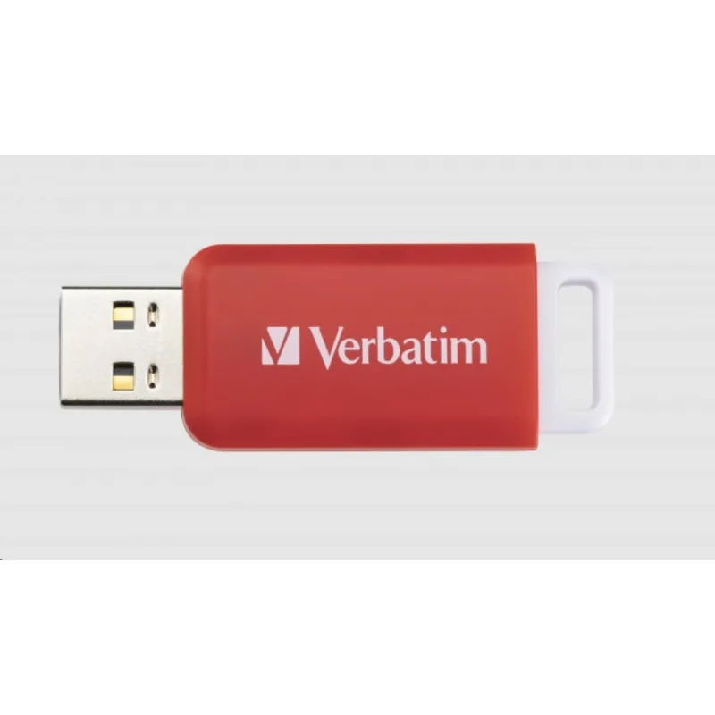 VERBATIM Flash disk 16GB DataBar USB 2.0 Disk, červený 49453